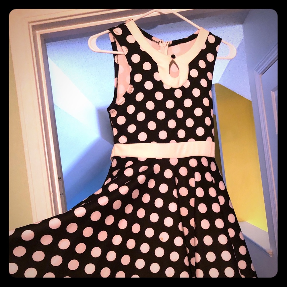 Black & white girls dress